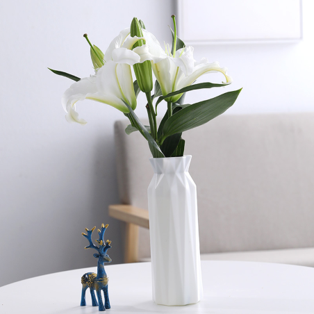 Vase en Plastique - Blanc | Smarty Paris 18e